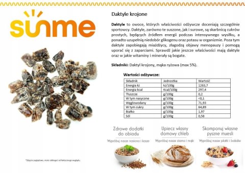 Daktyle krojone 5 kg Daktyle krojone 5 kg