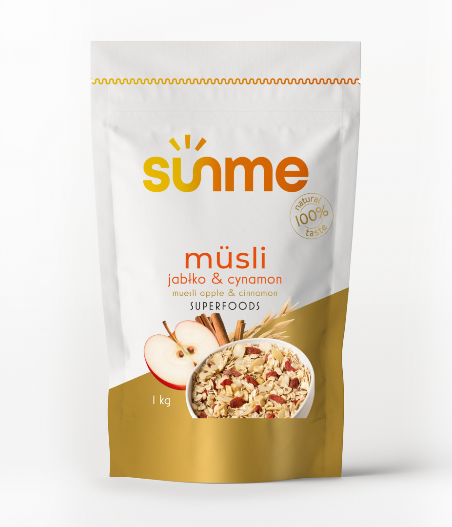Musli jabłkowo-cynamonowe 1 kg Musli jabłkowo-cynamonowe 1 kg