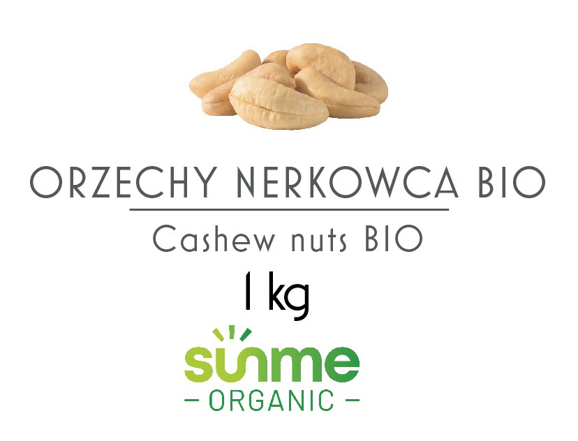 Orzechy nerkowca całe BIO 1 kg Orzechy nerkowca całe BIO 1 kg