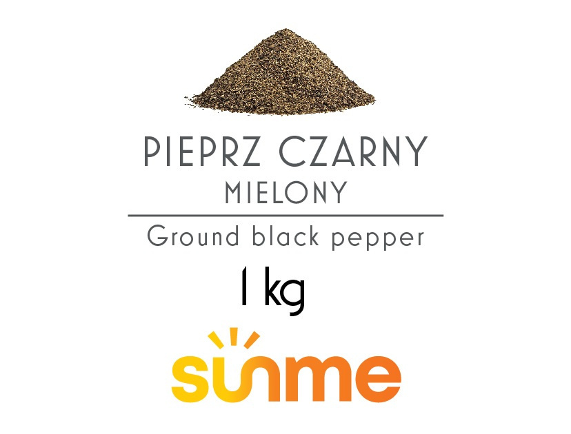 Pieprz czarny mielony 1 kg Pieprz czarny mielony 1 kg