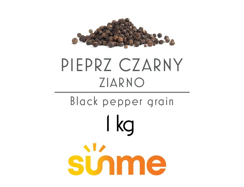 Pieprz czarny - ziarno 1 kg Pieprz czarny - ziarno 1 kg