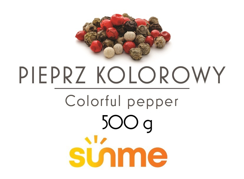 Pieprz kolorowy 500 gram Pieprz kolorowy 500 gram