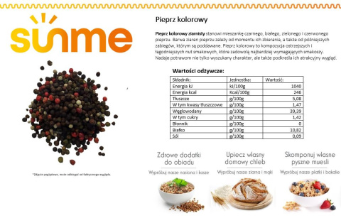 Pieprz kolorowy 1 kg Pieprz kolorowy 1 kg