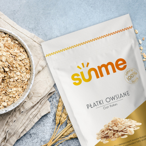 Płatki Owsiane 100% Naturalne 500g Płatki Owsiane 100% Naturalne 500g