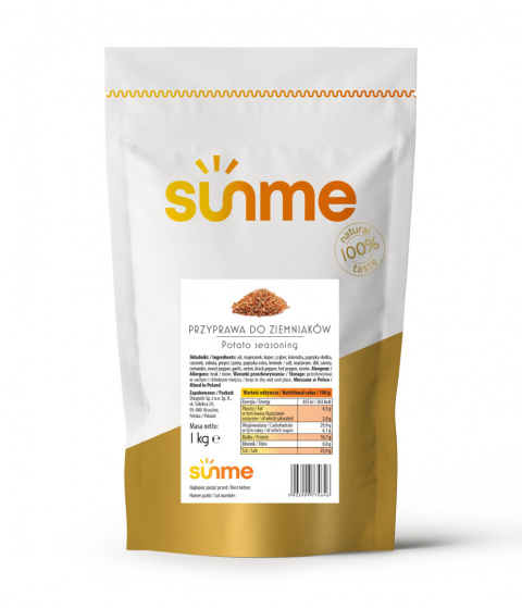 Przyprawa do ziemniaków bez glutaminianu 1 kg Przyprawa do ziemniaków bez glutaminianu 1 kg