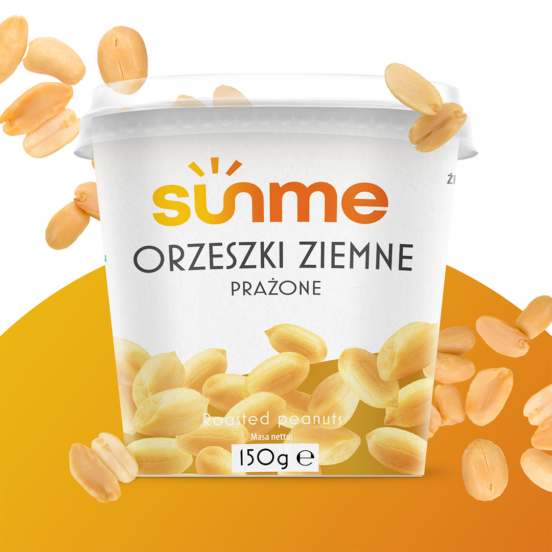 Orzeszki Ziemnie prażone Kubeczek 150 gram Orzeszki Ziemnie prażone Kubeczek 150 gram