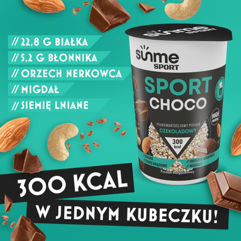 Pełnowartościowy posiłek SUNME SPORT Czekolada Pełnowartościowy posiłek SUNME SPORT Czekolada