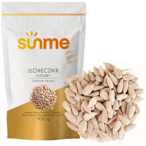 Ziarno Słonecznika łuskane 500g Ziarno Słonecznika łuskane 500g