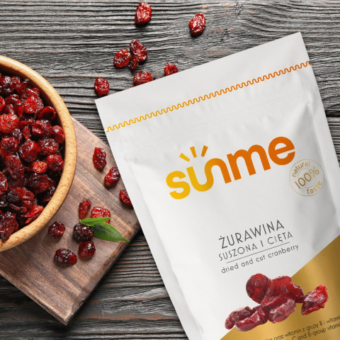 Żurawina Suszona cięta 250 g Żurawina Suszona cięta 250 g