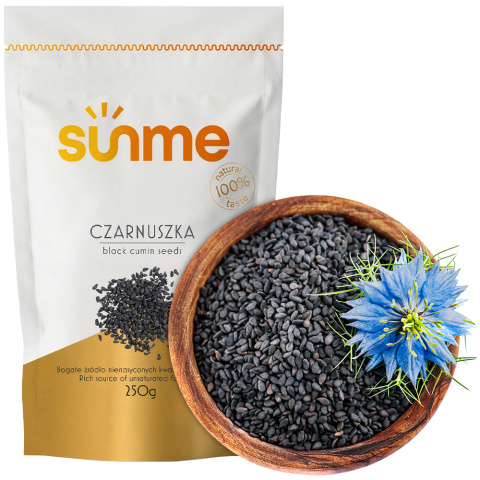 Czarnuszka Kminek Czarny 250 gram Czarnuszka Kminek Czarny 250 gram