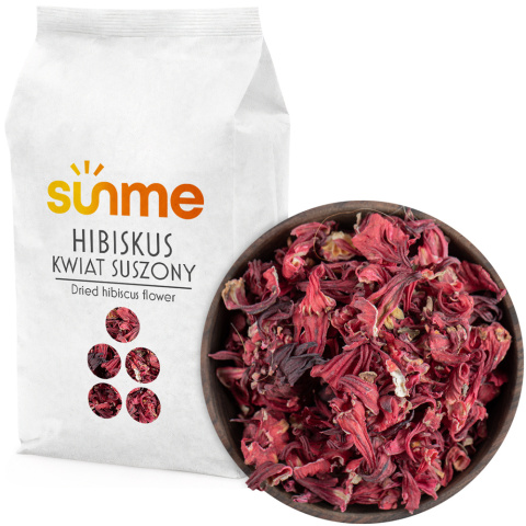 Hibiskus suszony Kwiat 1kg Hibiskus suszony Kwiat 1kg