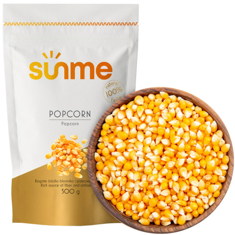 Kukurydza POPCORN (do prażenia) 500 gram Kukurydza POPCORN (do prażenia) 500 gram