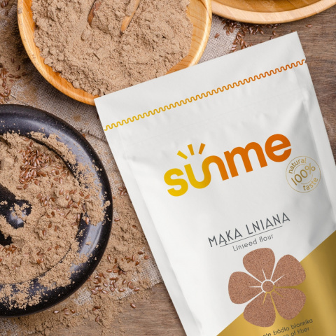 Mąka Lniana siemię mielone 500 g Mąka Lniana siemię mielone 500 g