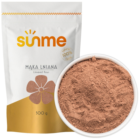Mąka Lniana siemię mielone 500 g Mąka Lniana siemię mielone 500 g