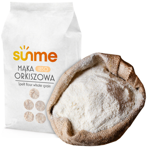 Mąka Orkiszowa pełnoziarnista typ 1850 5 kg Mąka Orkiszowa pełnoziarnista typ 1850 5 kg