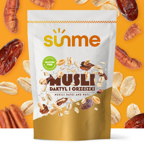 Musli Bezglutenowe Daktyl i Orzeszki 5 kg Musli Bezglutenowe Daktyl i Orzeszki 5 kg