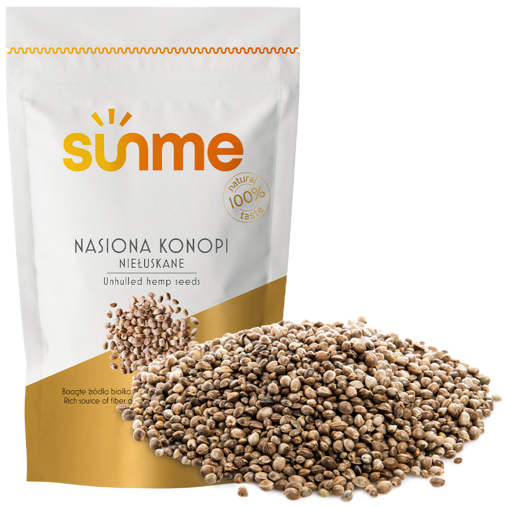 Nasiona Konopi niełuskane 500 gram Nasiona Konopi niełuskane 500 gram