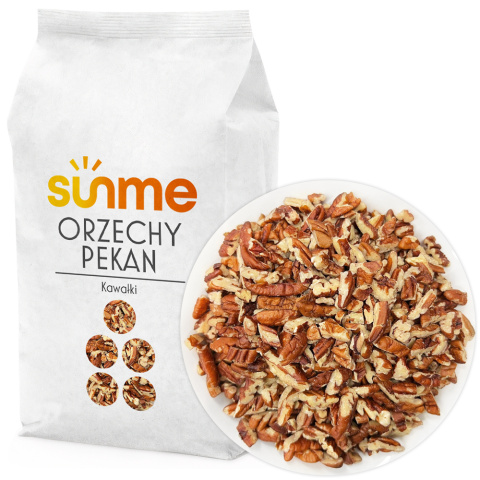 Orzechy Pecan (Pekan) Naturalne kawałki 5 kg Orzechy Pecan (Pekan) Naturalne kawałki 5 kg