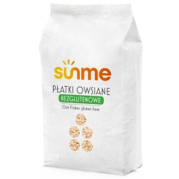Sunme Płatki Owsiane Bezglutenowe 5 kg zdrowe płatki