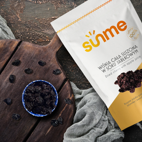 Wiśnie suszone w Soku Jabłkowym 1 kg Wiśnie suszone w Soku Jabłkowym 1 kg