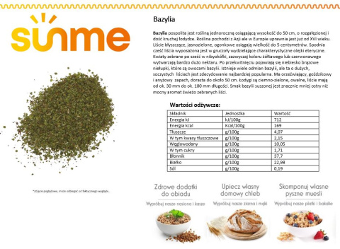 Bazylia Suszona 250 g