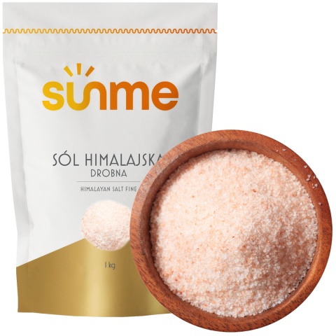 Sól Himalajska drobna różowa 1 kg Sól Himalajska drobna różowa 1 kg
