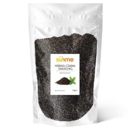 Sunme Herbata czarna Darjeeling 1 kg aromatyczna liściasta