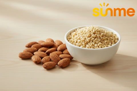 Migdał kostka 150G Posypka migdałowa