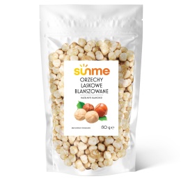 Orzechy Laskowe Blanszowane lekko prażone 130 gram