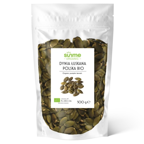 Pestki Dyni łuskane BIO Dynia Łuskana BIO 500 g Pestki Dyni łuskane BIO Dynia Łuskana BIO 500 g