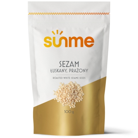 Sezam Biały Prażony 5kg (Zestaw 10 x 500g)