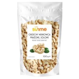 Sunme Orzechy nerkowca prażone solone orzeszki całe 500g