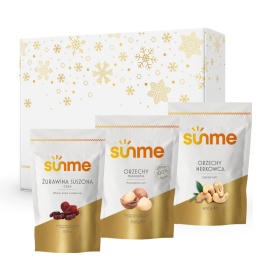 Zestaw Świąteczny Wyjątkowy Prezent Orzechy nerkowca, orzechy makadamia, żurawina suszona