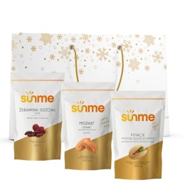 Zestaw Świąteczny Wyjątkowy Prezent Żurawina suszona, pistacje prażone, migdał łuskany