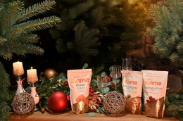 Zestaw Świąteczny Wyjątkowy Prezent Box Żurawina suszona, pistacje prażone, migdał łuskany