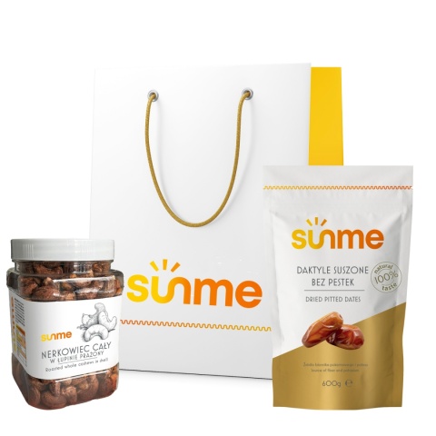 Zestaw upominkowy Dzień Nauczyciela - Prażone solone nerkowce i Daktyle