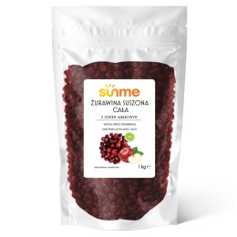Żurawina Suszona z sokiem jabłkowym 1 kg
