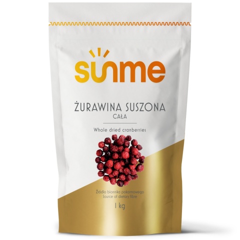 Żurawina Suszona cała 1 kg Żurawina Suszona cała 1 kg