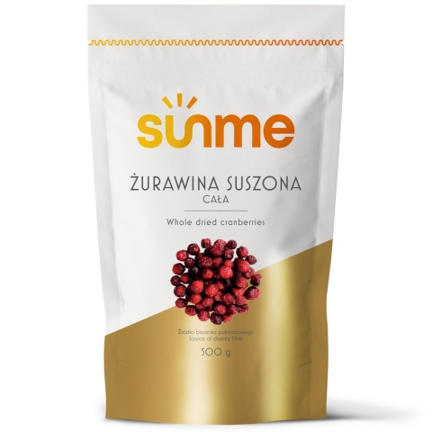 Żurawina Suszona cała 500 g Żurawina Suszona cała 500 g