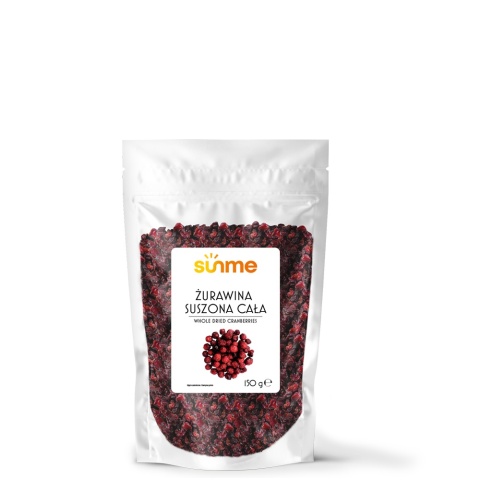 Żurawina Suszona cała 150 g Żurawina Suszona cała 150 g