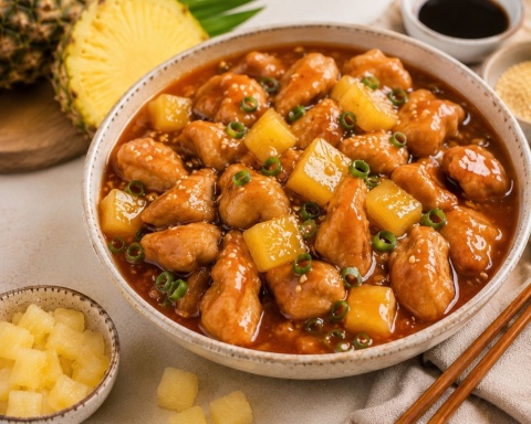Sunme Ananas kandyzowany kostka owoce suszone do deserów gofrów 1kg