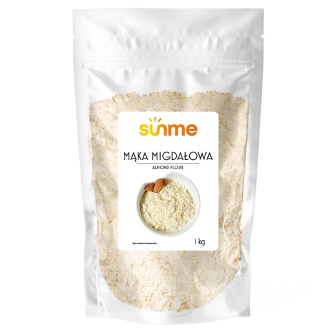 Sunme Mąka Migdałowa 1 kg naturalna mąka migdałowa