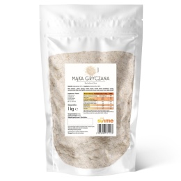 Sunme Mąka gryczana 500 g – naturalna pełnoziarnista do pieczenia