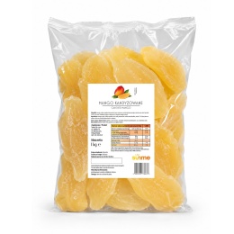 Sunme Mango kandyzowane plastry płatki owoce suszone do mięs deserów 1kg