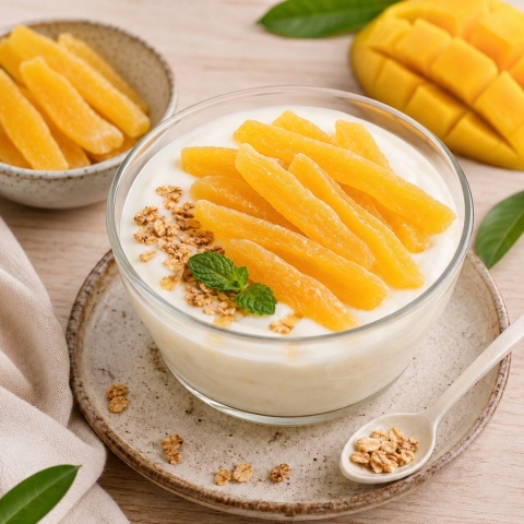 Sunme Mango kandyzowane plastry płatki owoce suszone do mięs deserów 1kg