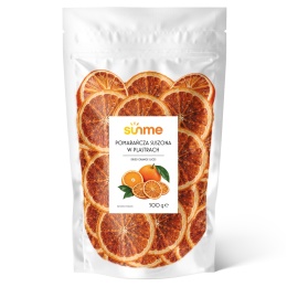 Sunme Pomarańcze suszone plastry 500 g – do herbaty, napojów, deserów i dekoracji