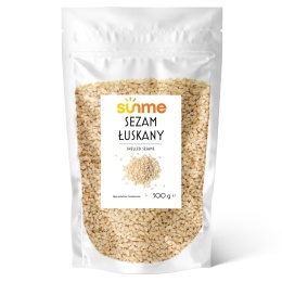 Sunme Sezam biały łuskany ziarno sezamu do sushi premium 500g