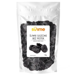 Sunme Śliwki suszone bez pestek 1 kg naturalne owoce