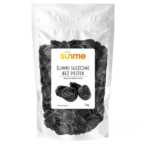 Sunme Śliwki suszone bez pestek 1 kg naturalne owoce