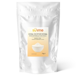 Sunme Soda oczyszczona 1 kg uniwersalna do kuchni i sprzątania